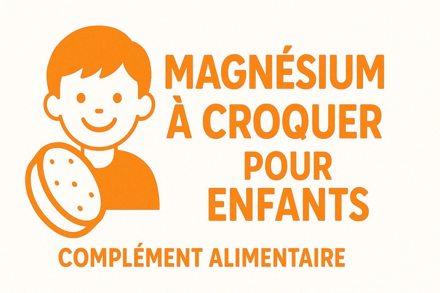 VAL Happy Kids – Magnésium à Croquer pour Enfants – Formule Apaisante et Relaxante | 60 Comprimés à Croquer