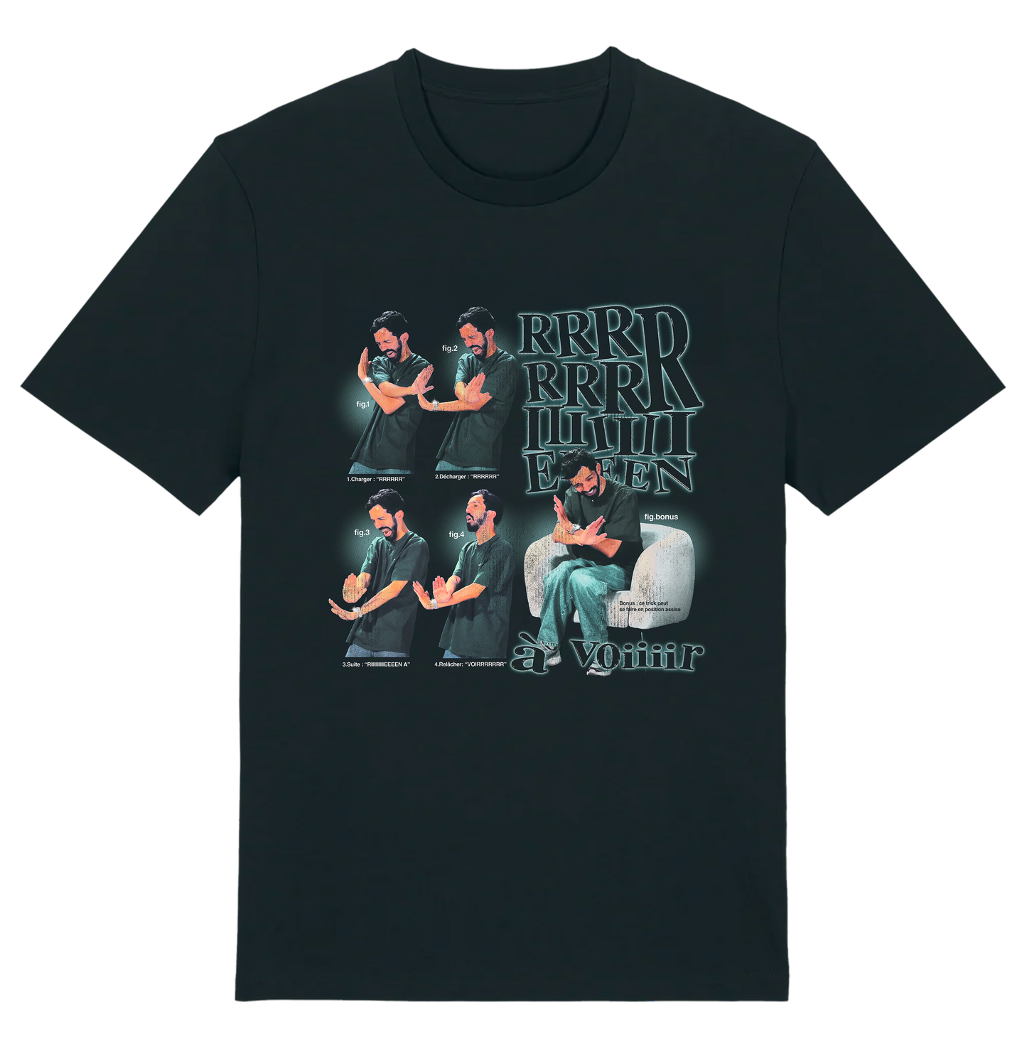 T-shirt Bigflo Rrrrriiiiieeeennn à voiiiiiiir