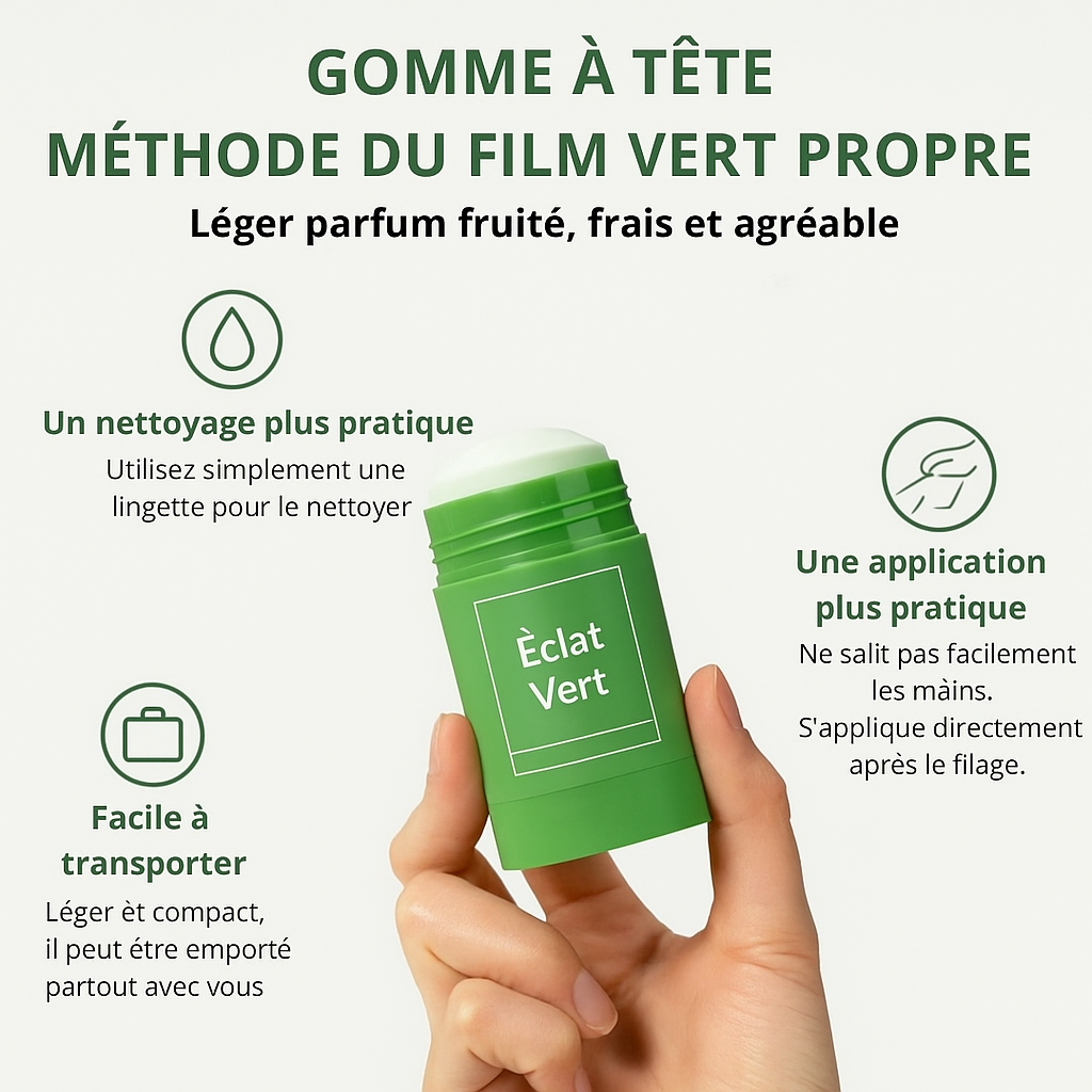 Éclat Vert – Masque au Thé Vert Anti-Imperfections