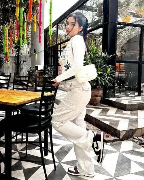 Pantalon cargo ajustable