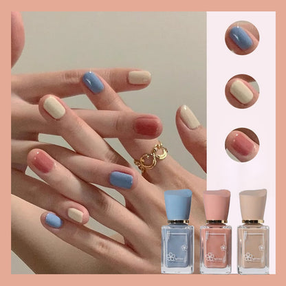 No-Bake et séchage rapide vernis à ongles multicolore