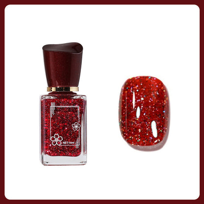 No-Bake et séchage rapide vernis à ongles multicolore