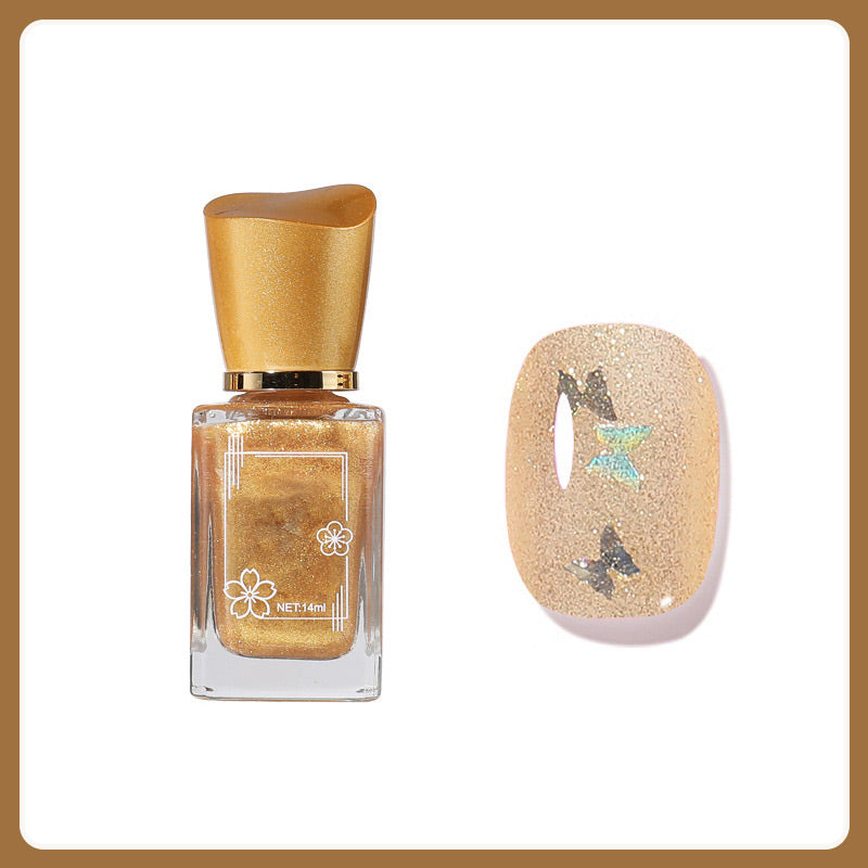 No-Bake et séchage rapide vernis à ongles multicolore