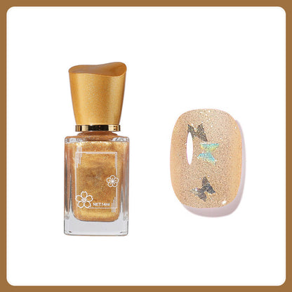 No-Bake et séchage rapide vernis à ongles multicolore