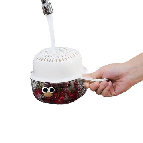 KitchenPRO - Panier d'égouttage double couche avec poignée