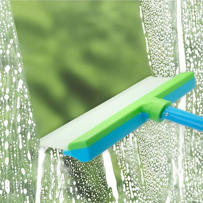 Lave-vitres en Silicone SMART avec Bac de Récupération Intégré – Nettoyage Sans Traces ni Auréoles – Lave-vitres Professionnel de Haute Qualité