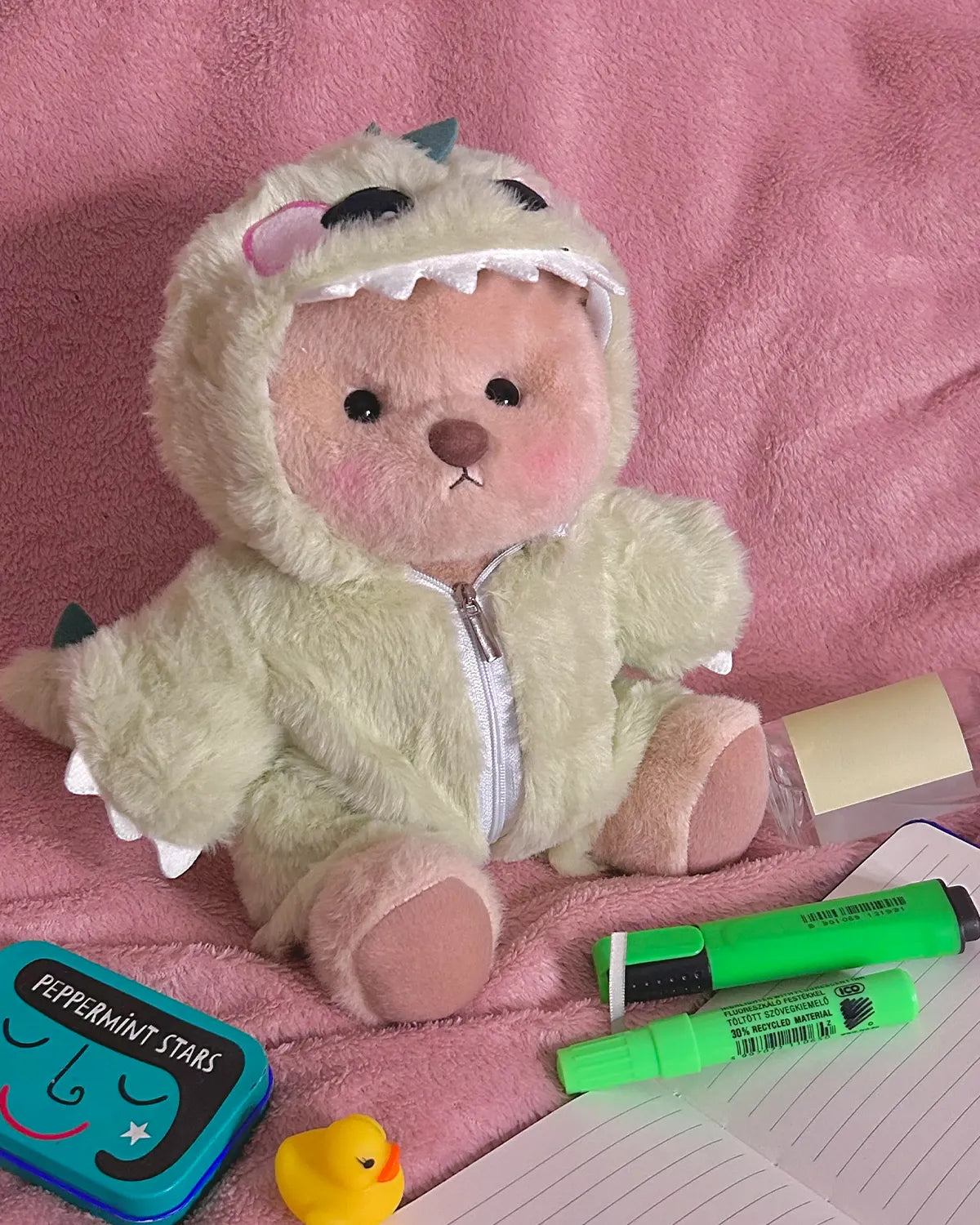 Getahug Ours Dino En Peluche | Ours Articulé Fait Main