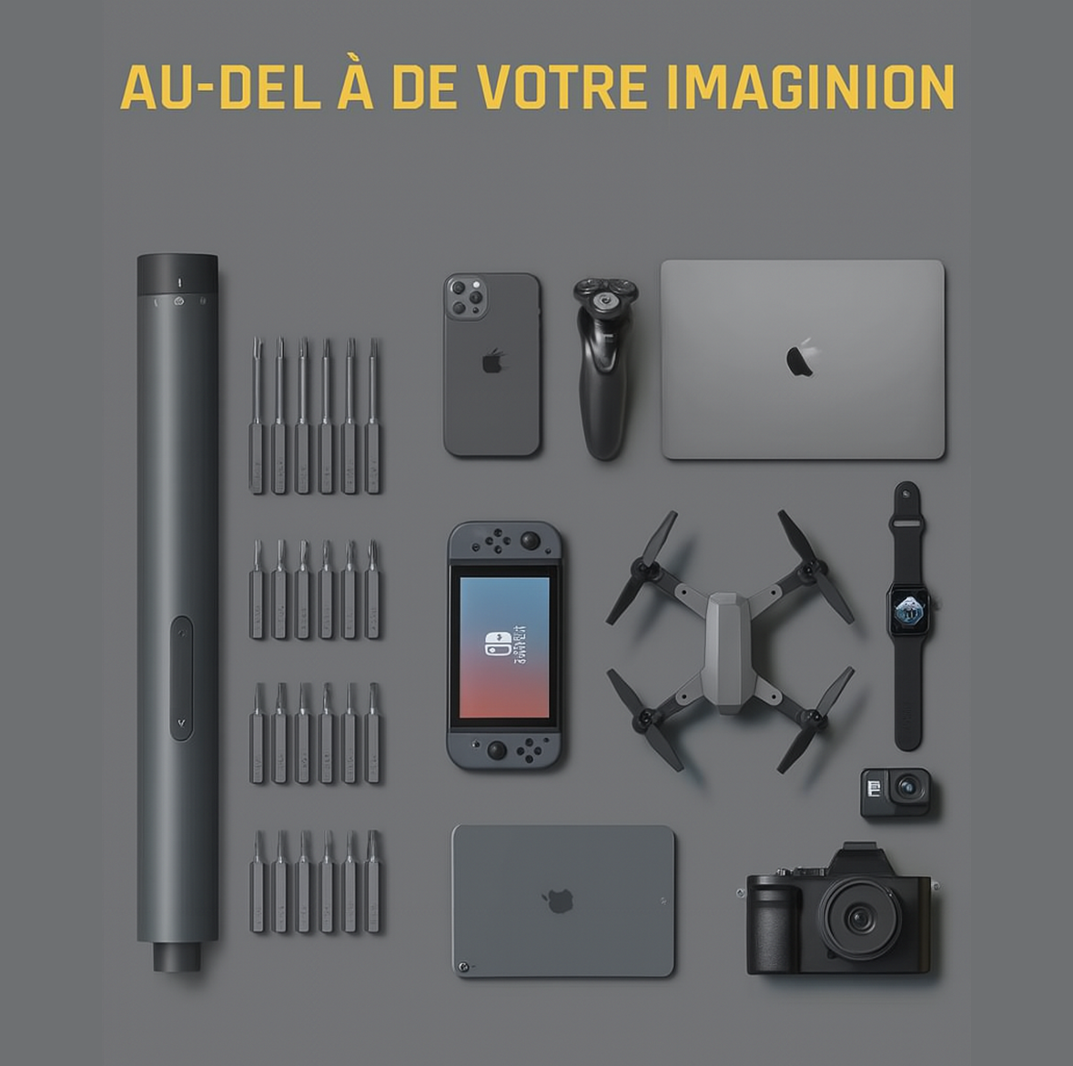 Fanttik E1 MAX – Tournevis Électrique de Précision 50-en-1