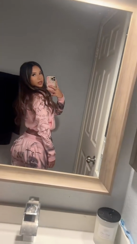 Ensemble Rose & Gris Tatoué