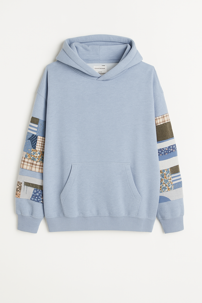 Sweat à capuche matelassé popover