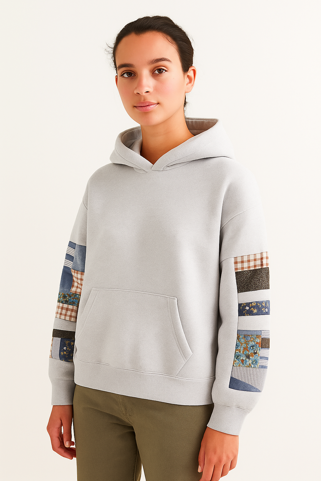 Sweat à capuche matelassé popover