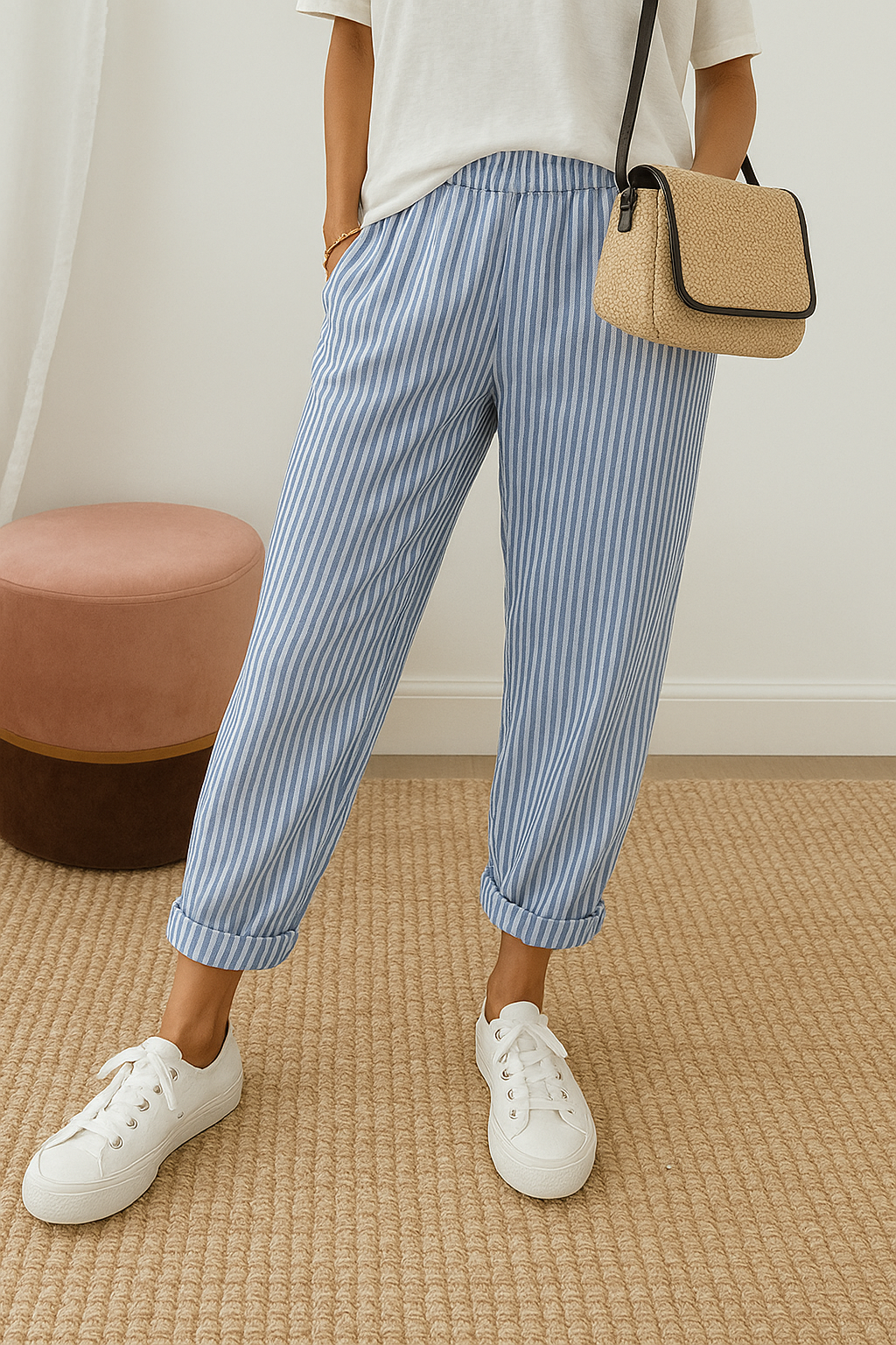 Lore - Pantalon à rayures -