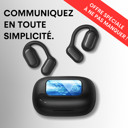 Écouteurs Traducteurs IA ~ Traduction en temps réel pour une communication mondiale fluide.