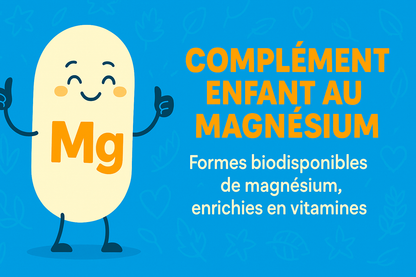 VAL Happy Kids – Magnésium à Croquer pour Enfants – Formule Apaisante et Relaxante | 60 Comprimés à Croquer