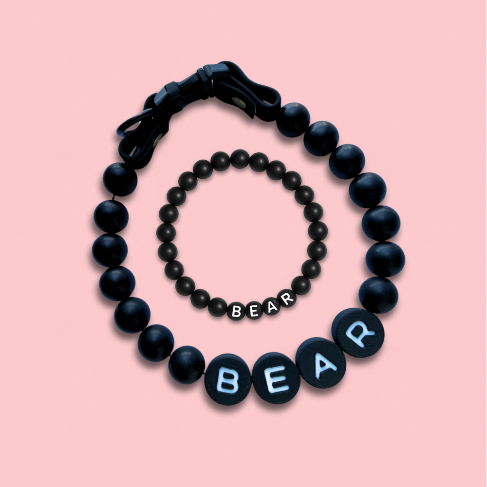 Collier pour chien BFF + Bracelet assorti offert