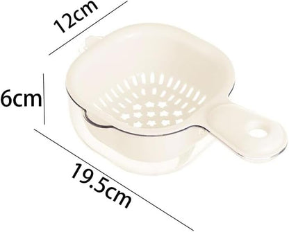 KitchenPRO - Panier d'égouttage double couche avec poignée