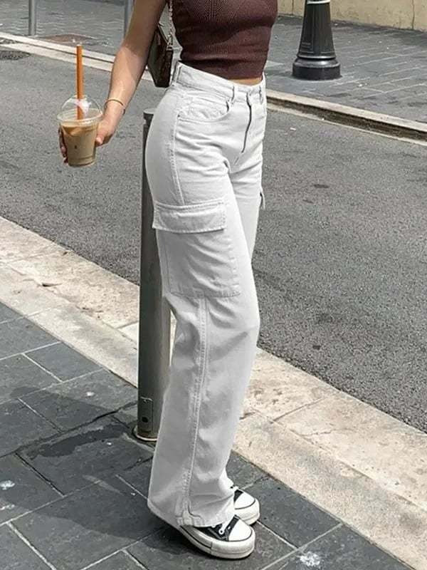 Pantalon cargo ajustable