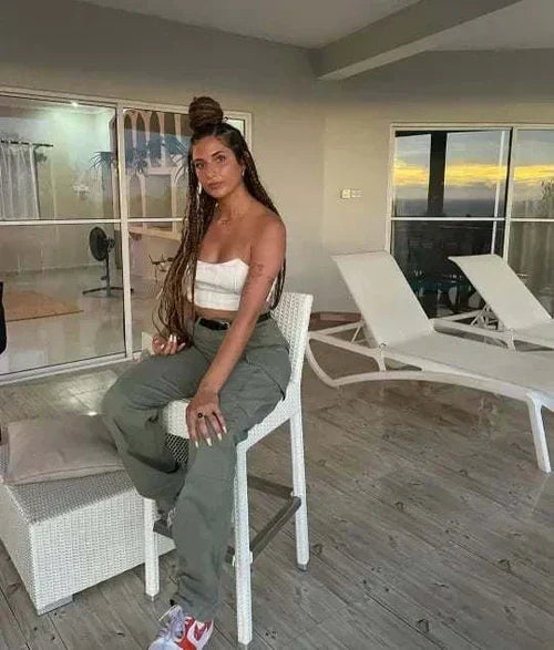 Pantalon cargo ajustable