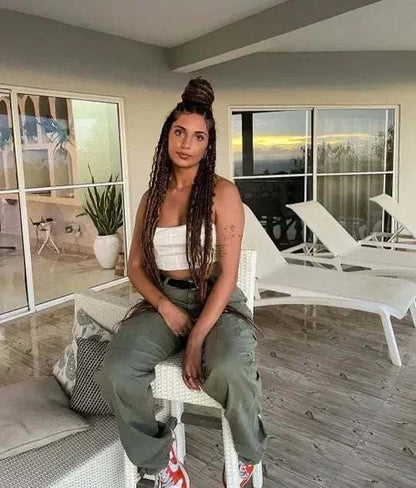 Pantalon cargo ajustable