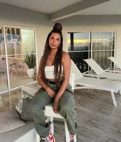 Pantalon cargo ajustable