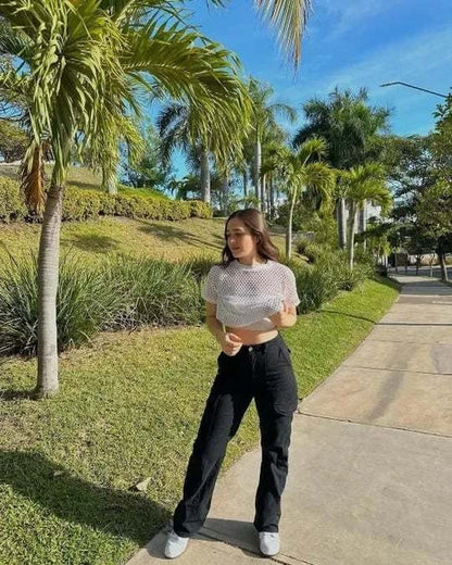 Pantalon cargo ajustable