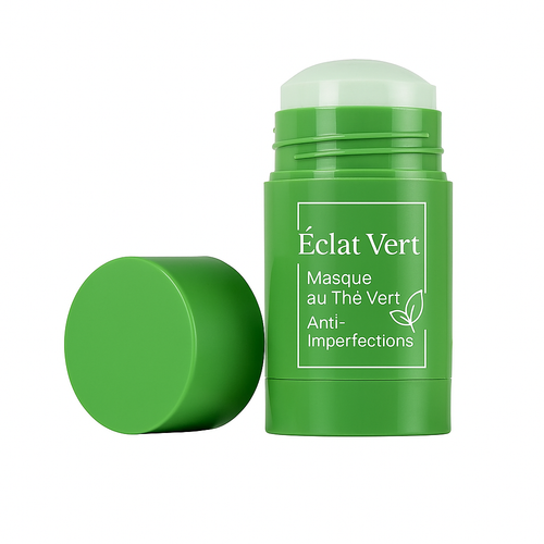 Éclat Vert – Masque au Thé Vert Anti-Imperfections