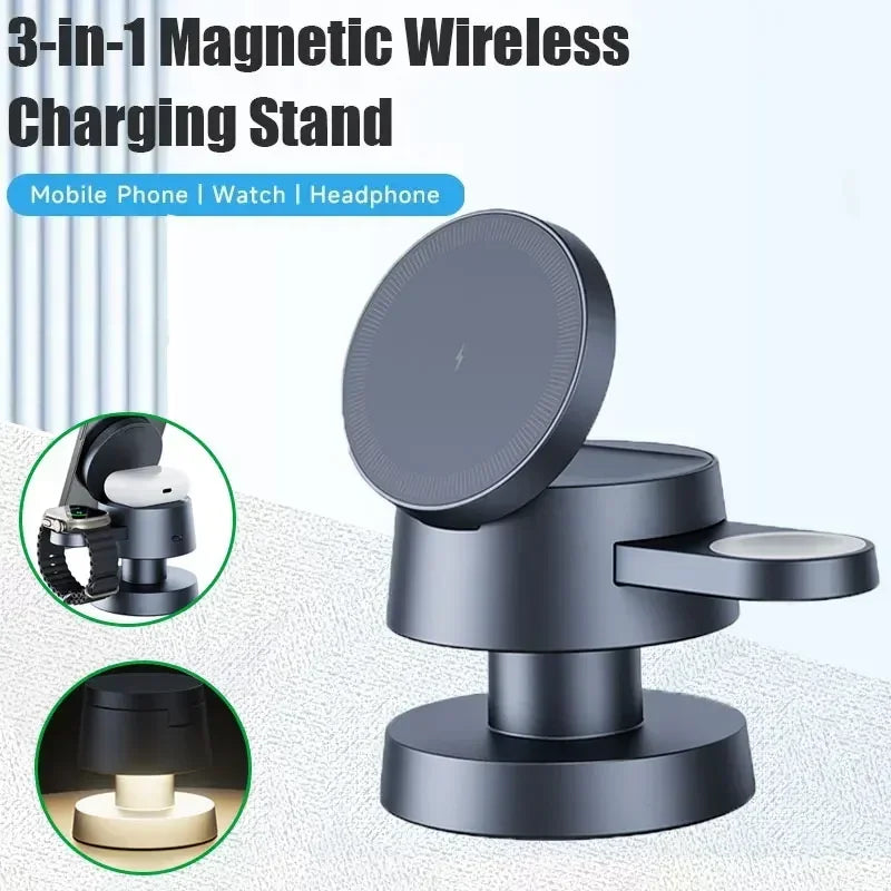 Chargeur magnétique compact 4 en 1
