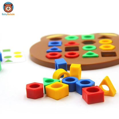 Jeu d'Association Formes et Couleurs | PUZZPLAY™ (Pack Duo)