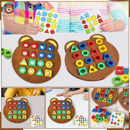 Jeu d'Association Formes et Couleurs | PUZZPLAY™ (Pack Duo)