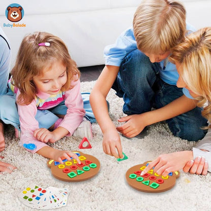 Jeu d'Association Formes et Couleurs | PUZZPLAY™ (Pack Duo)