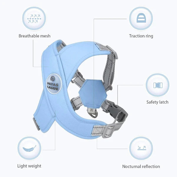 Reflective - Harnais pour animaux de compagnie avec laisse