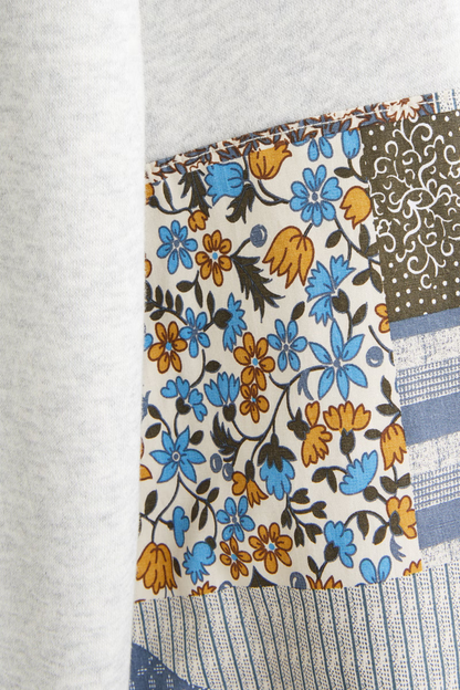 Sweat à capuche matelassé popover