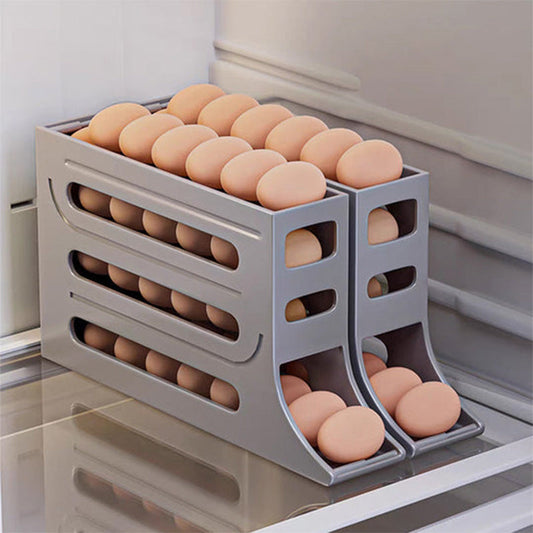 🧑‍🍳 Rangement pour oeufs à 4 étages avec design incliné